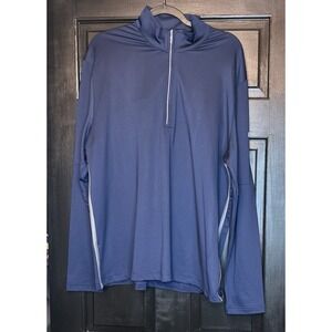 Men's Callway 1/2 Zip Pullover Light Weight Golf Shirt Size Large